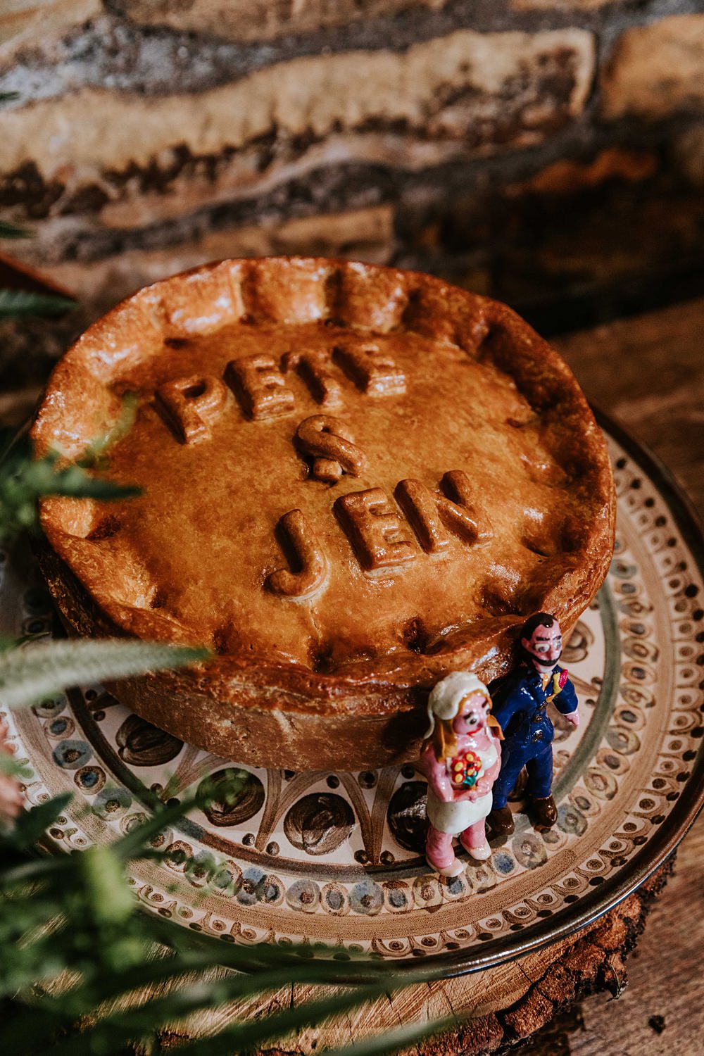 Pork Pie Cake West Yorkshire Hall Wedding Maddie Farris Photography