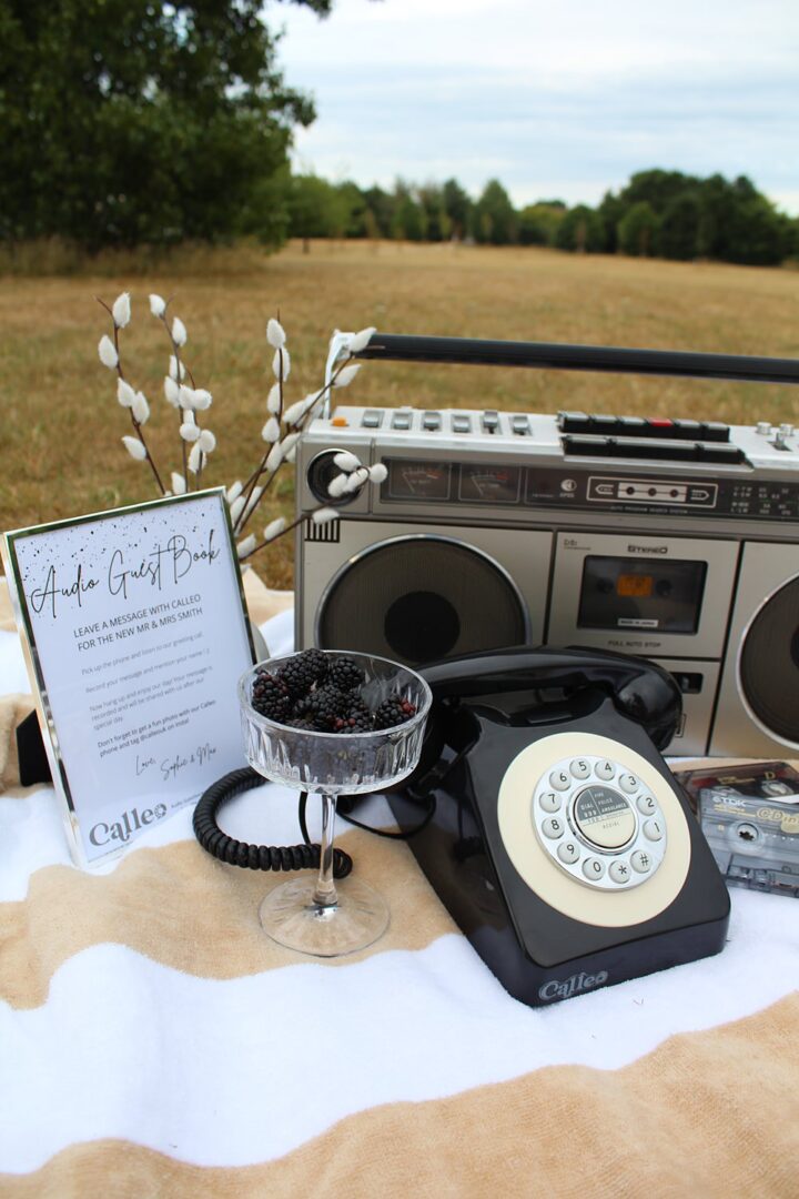 Audio Wedding Guest Book Idea UK Calleo