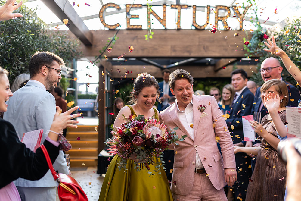 Century Club Wedding Sophie Cass Confetti Throw