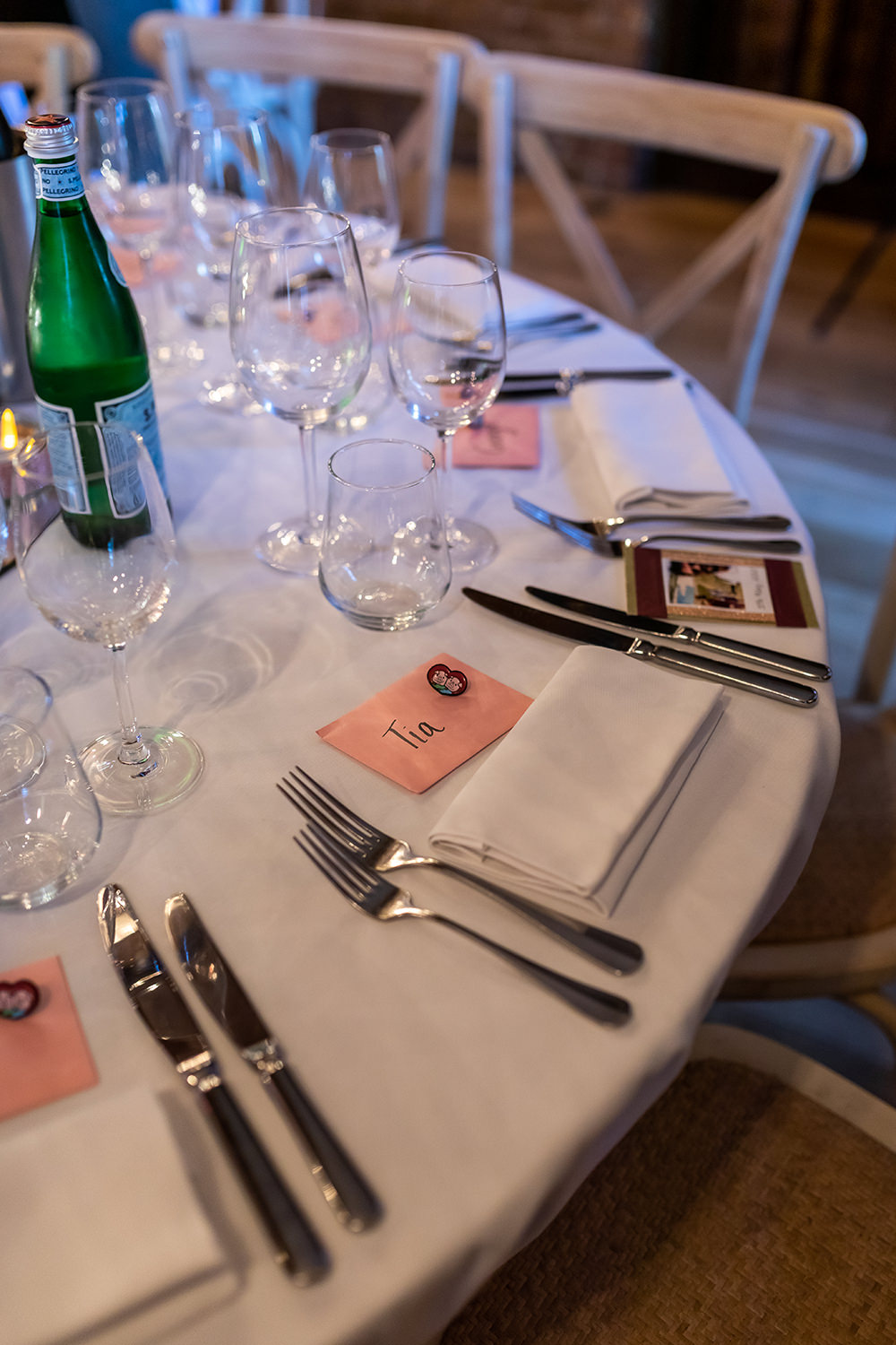 Place Name Setting Century Club Wedding Sophie Cass