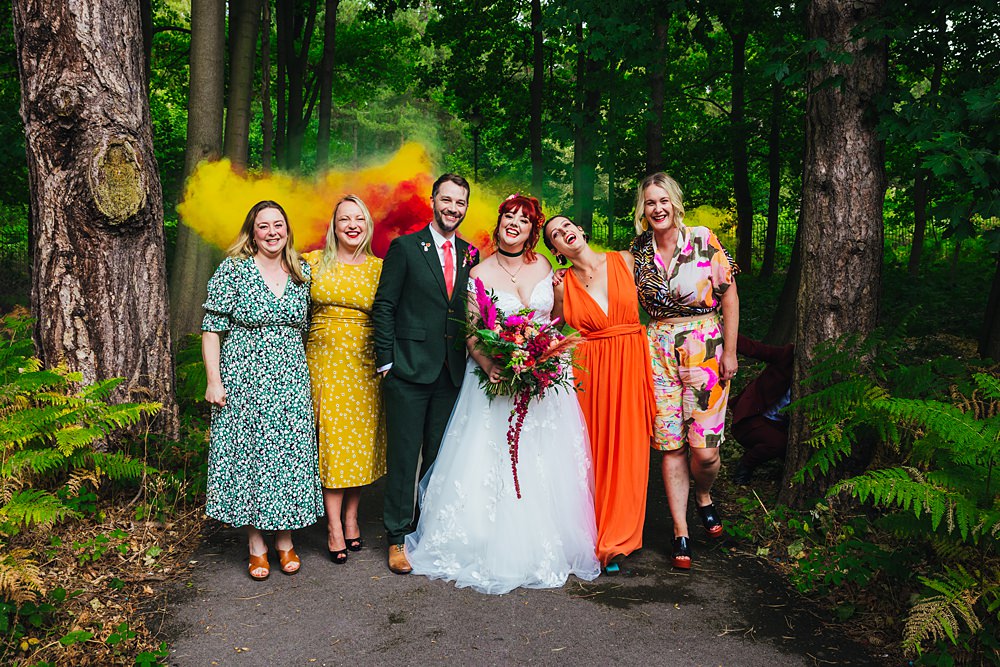 Faerie Tea Party Wedding Kirsty Rockett Photography Smoke Flaore
