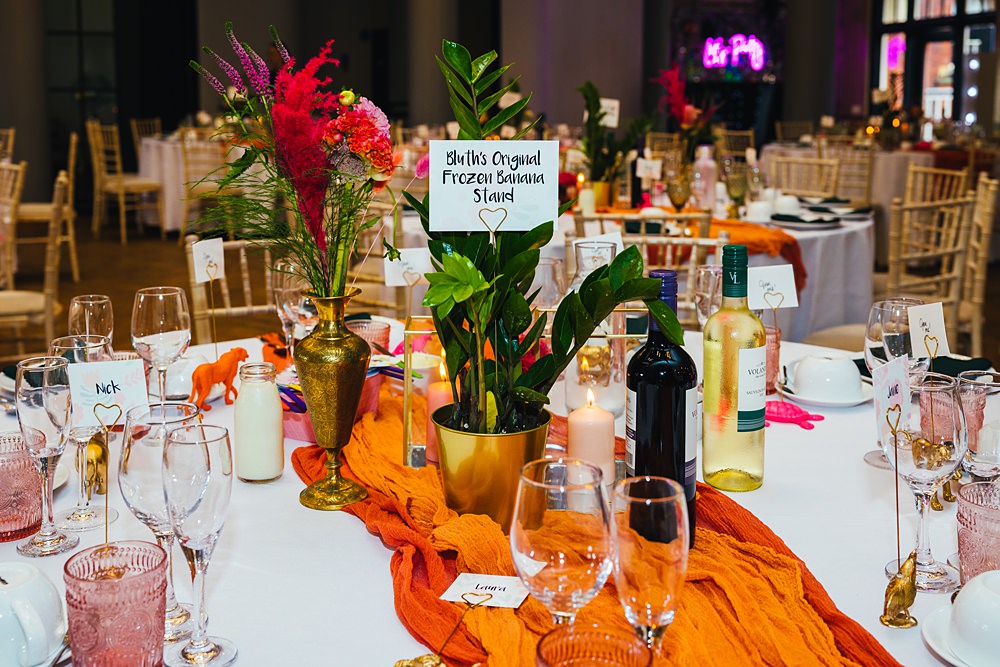 Pot Plant Centrepiece Decor Faerie Tea Party Wedding Kirsty Rockett Photography