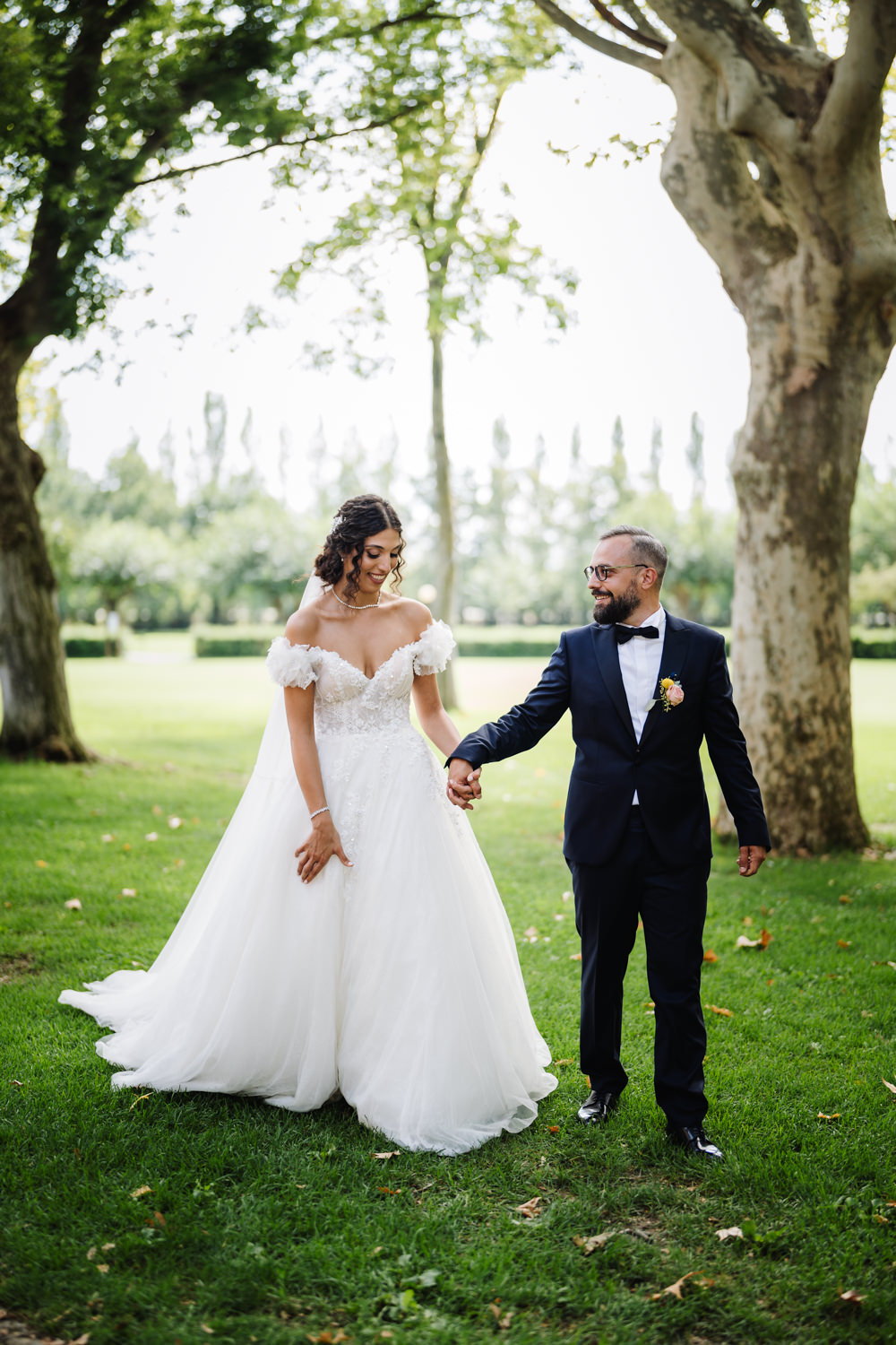 Dress Gown Bride Bridal Off Shoulder Princess Italian Lebanese Wedding Francesco Pennacchietti