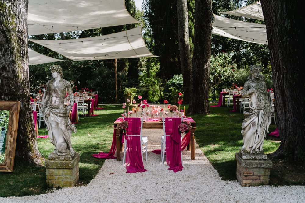 Outdoor Reception Italian Lebanese Wedding Francesco Pennacchietti