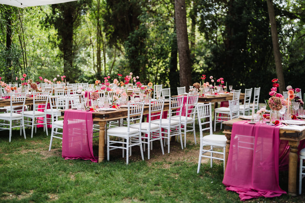 Outdoor Reception Decor Italian Lebanese Wedding Francesco Pennacchietti