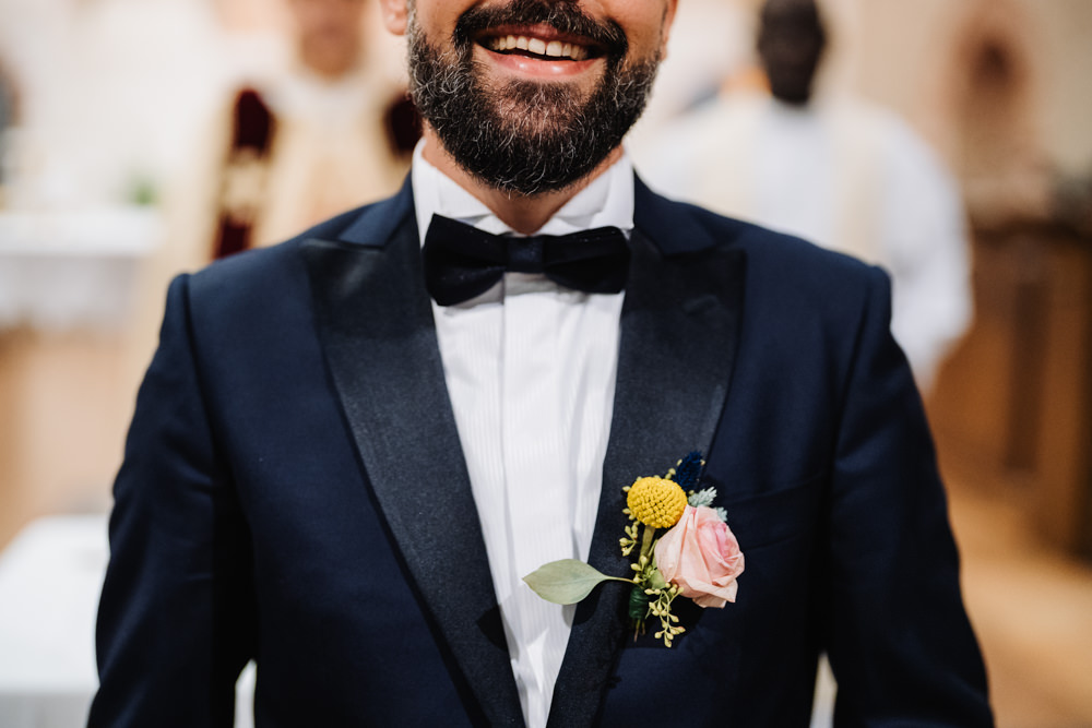Groom Buttonhole Flowers Italian Lebanese Wedding Francesco Pennacchietti