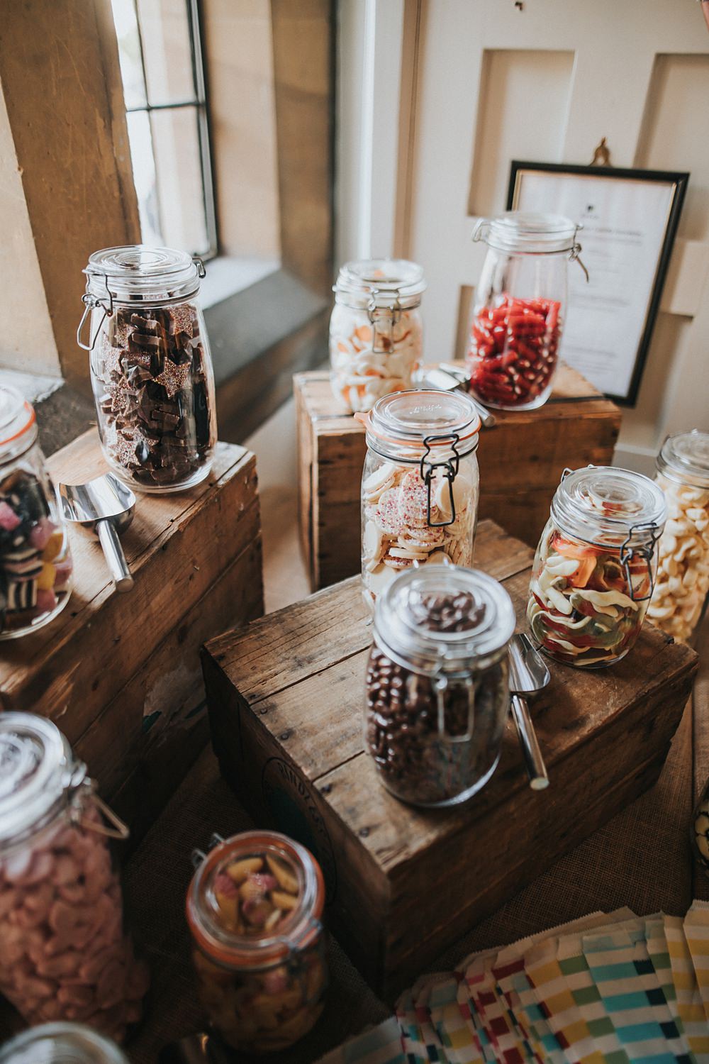Sweet Jar Table Glass Jars Kent Village Hall Wedding Holly Rose Weddings