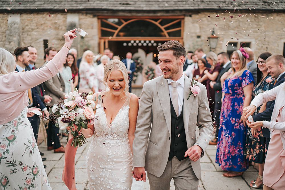 Confetti Throw Magenta Pink Wedding Holly Rose Weddings