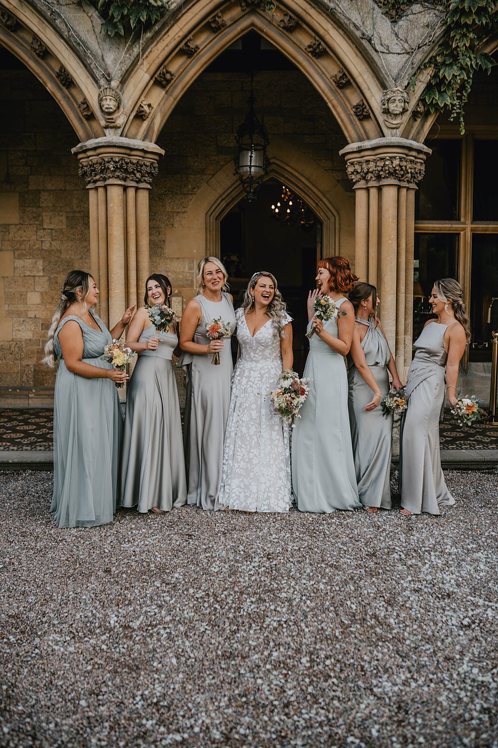 Sage Green Bridesmaid Dresses Manor Lake Wedding Grace Dove Photography