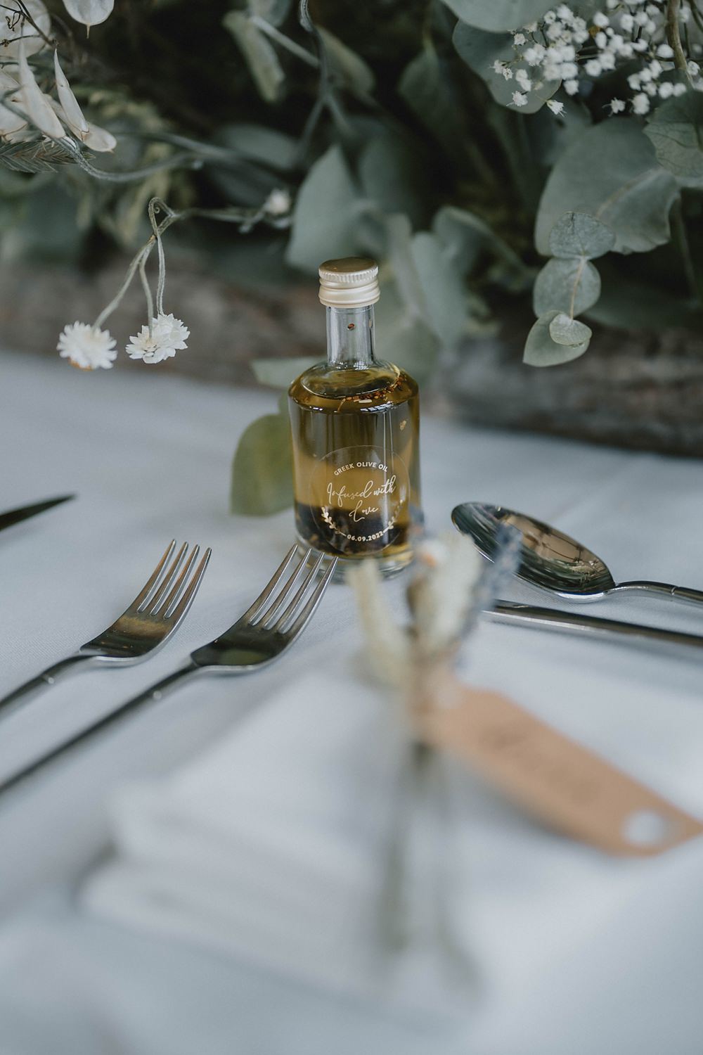 Favour Bottle Manor Lake Wedding Grace Dove Photography