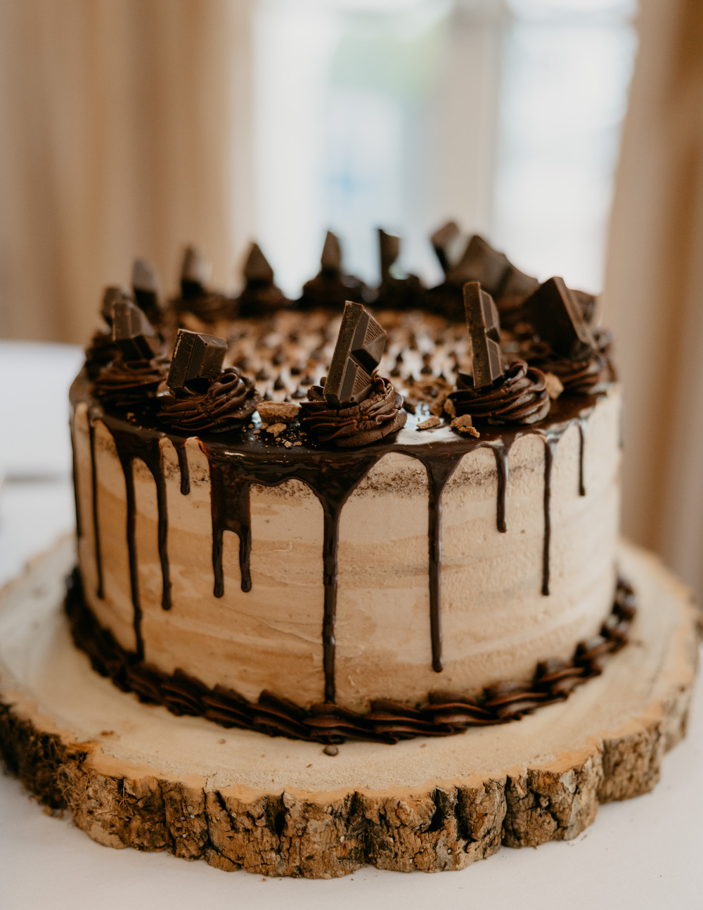Buttercream Cake Drip Millbrook Lodge Hotel Wedding Iain Irwin Photography