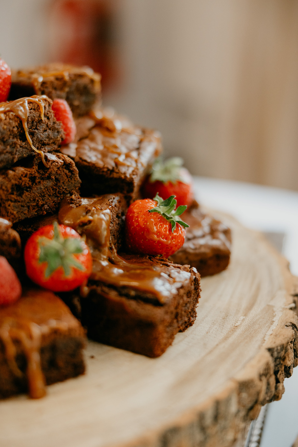 Chocolate Brownies Millbrook Lodge Hotel Wedding Iain Irwin Photography