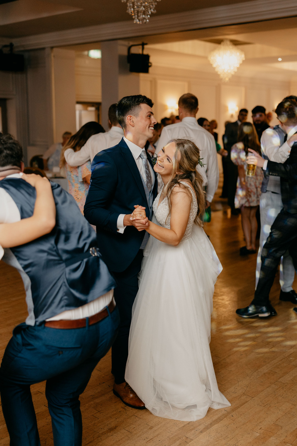 Bottle Flowers Peony Millbrook Lodge Hotel Wedding Iain Irwin Photography