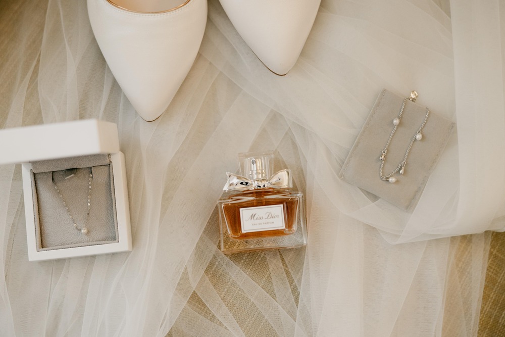 Accessories Perfume Millbrook Lodge Hotel Wedding Iain Irwin Photography