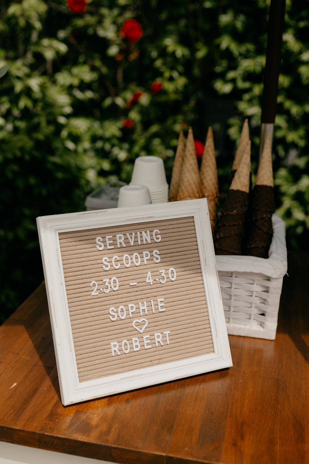 Ice Cream Millbrook Lodge Hotel Wedding Iain Irwin Photography
