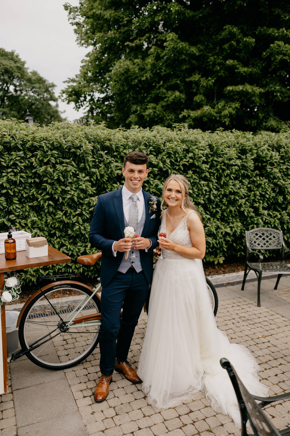 Ice Cream Millbrook Lodge Hotel Wedding Iain Irwin Photography