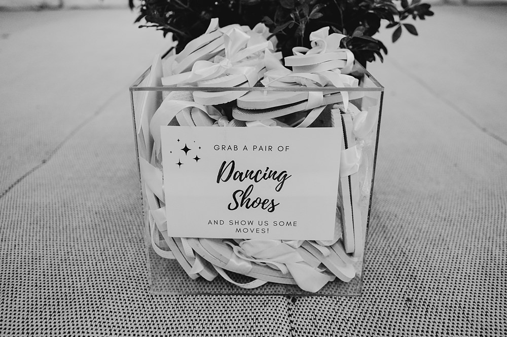 Flip Flops Outside Inside Wedding Kevin Fern Photography