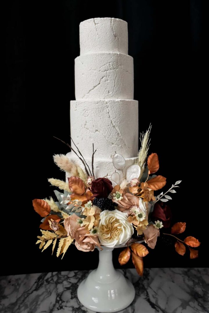 Rustic Wedding Cake Idea Stone Tara Florence