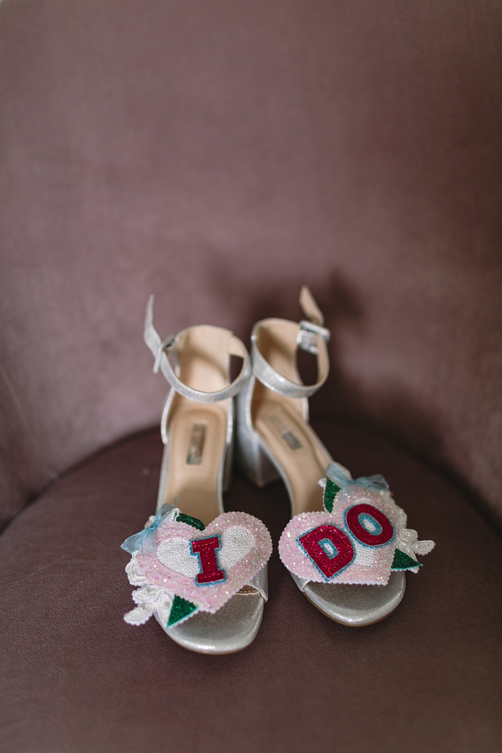 Streamers Wedding Decor Louise Barry Photographer I Do Shoe Clips Bride
