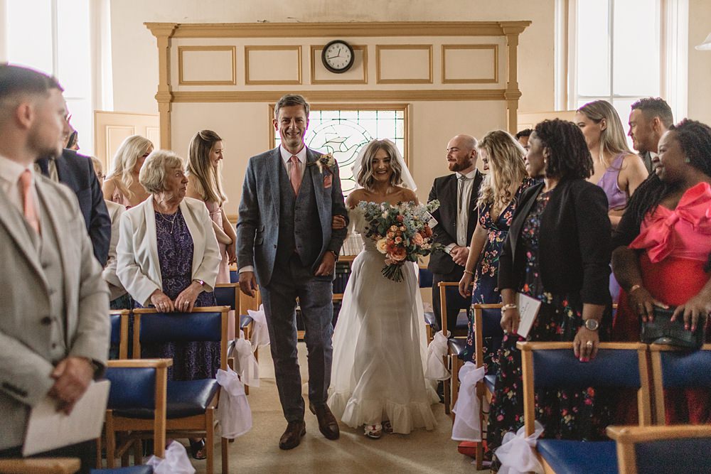 Streamers Wedding Decor Louise Barry Photographer