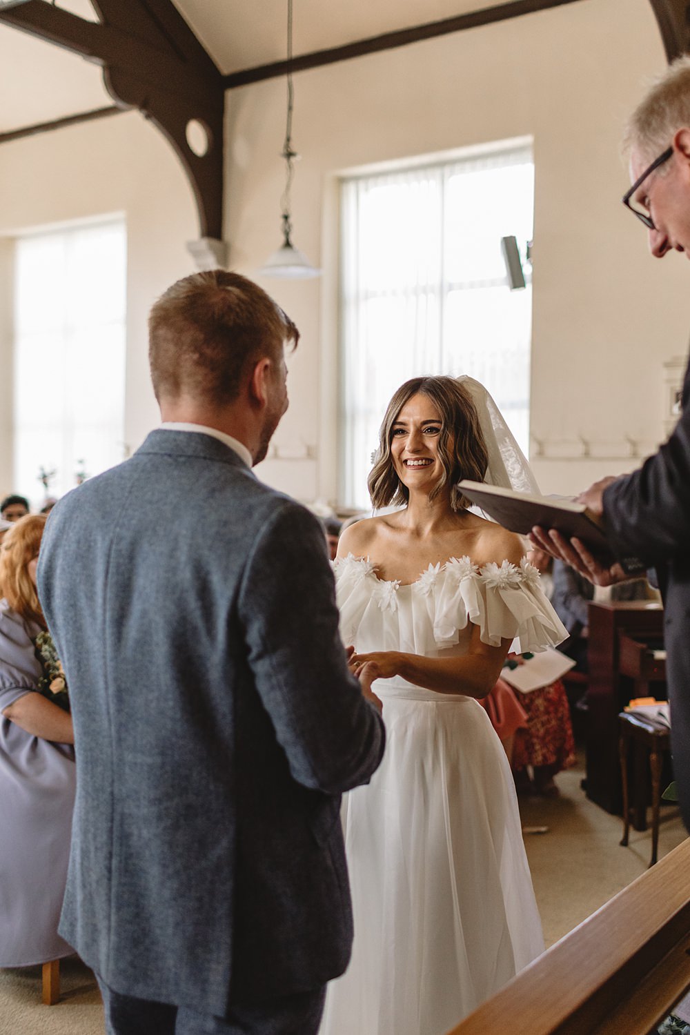 Streamers Wedding Decor Louise Barry Photographer