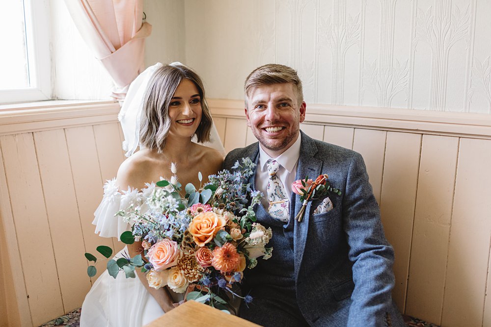 Streamers Wedding Decor Louise Barry Photographer