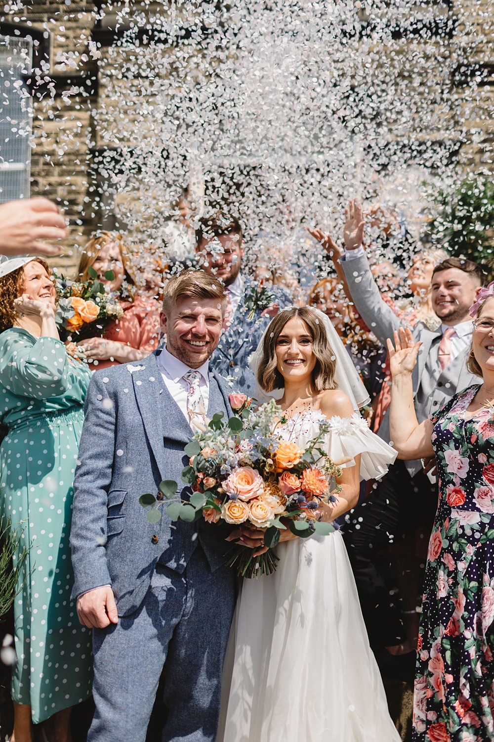 Streamers Wedding Decor Louise Barry Photographer Confetti Throw
