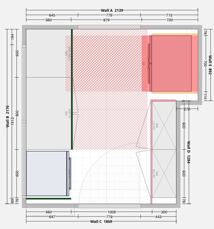 Utility Renovation Floorplan Layout