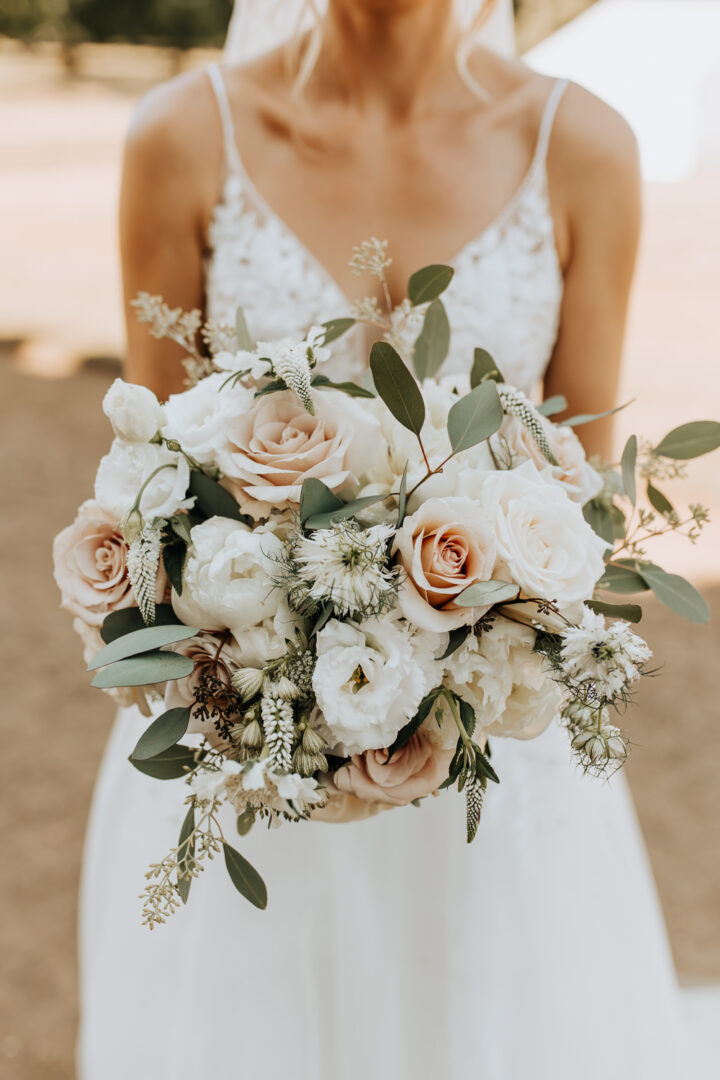 Wedding Bouquet Ideas Blush Pink Flowers Wyldbee Photography