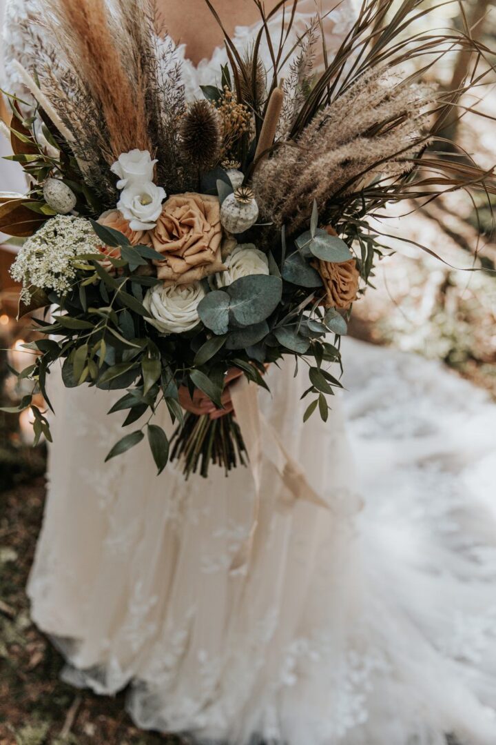 Wedding Bouquet Ideas Sage Green Amy Cutliffe Photography