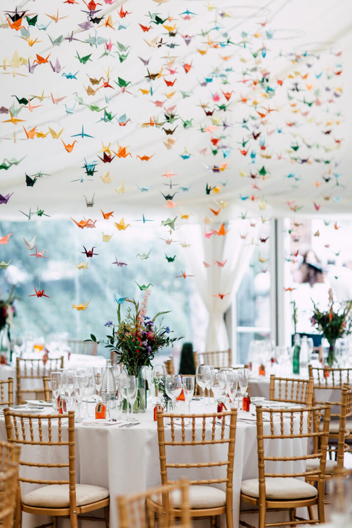 Wedding Ideas 1000 Origami Paper Cranes Sarah Beth Photo