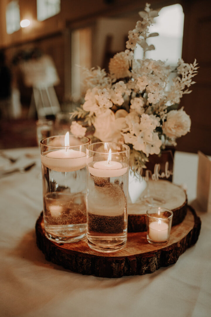 Wedding Ideas Floating Candles Danielle Leslie Photography