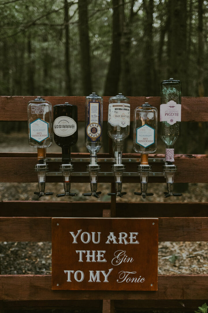 Wedding Ideas Gin Bar Jasmine Andrews Photography