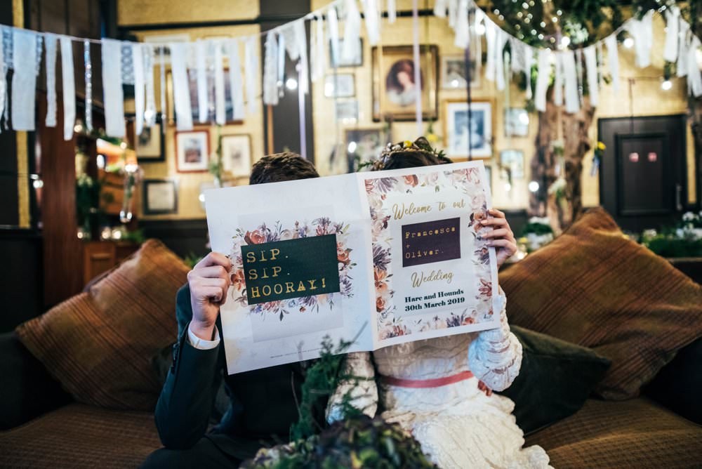 Wedding Ideas Newspaper Three Flowers Photography