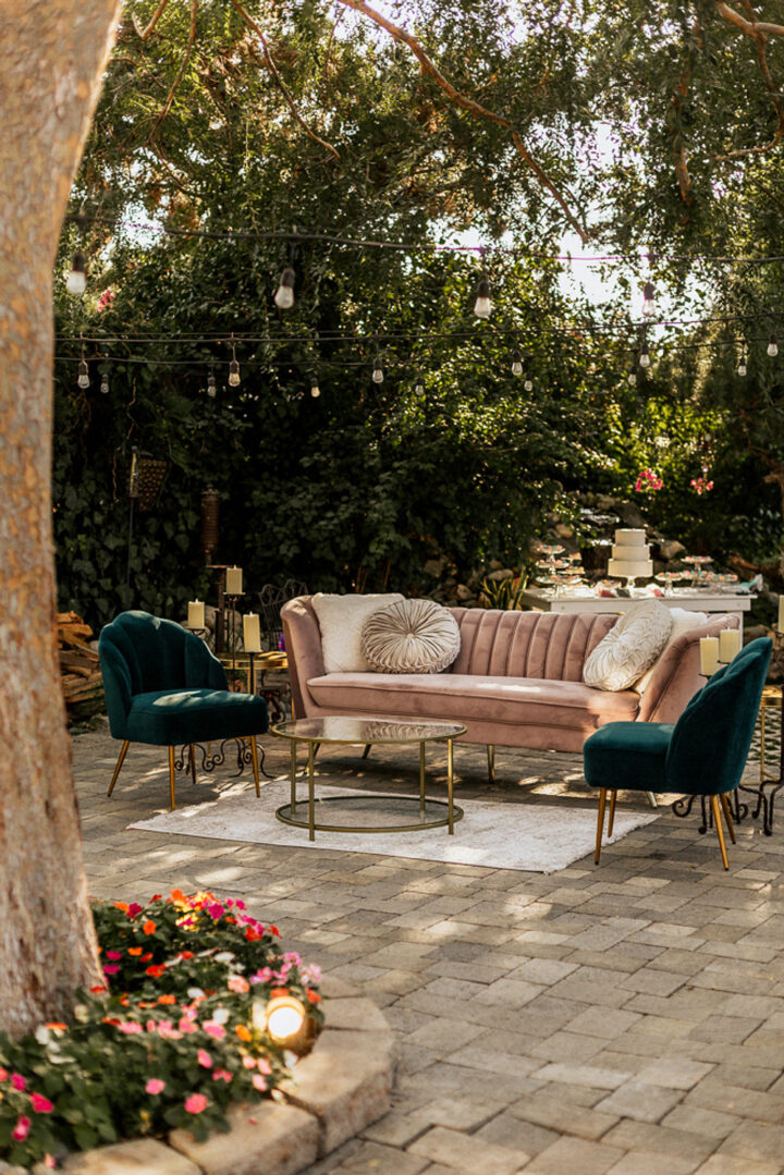 Wedding Ideas Seating Area Golden Vibes Photo