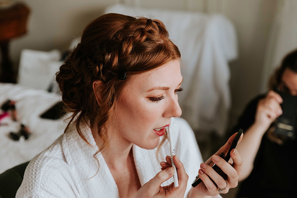 Yorkshire Village Hall Wedding Maddie Farris Photography Bridal Makeup