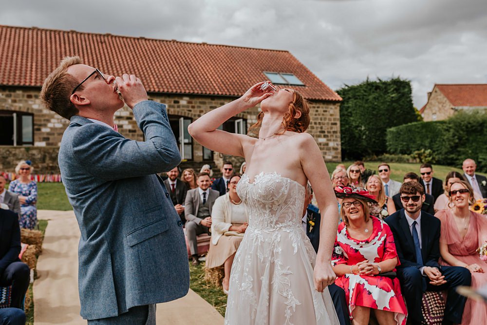 Ceremony Shots Yorkshire Village Hall Wedding Maddie Farris Photography