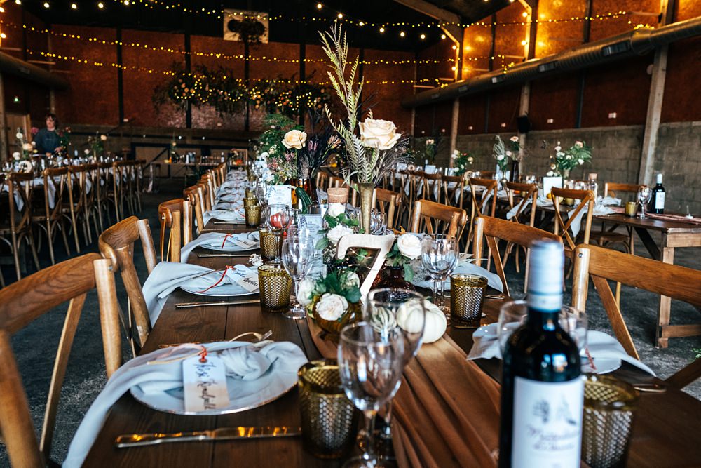 Table Decor Place Setting Autumn Harvest Wedding Three Flowers Photography