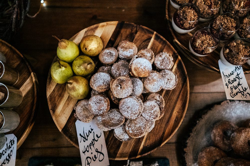 Cake Dessert Table Autumn Harvest Wedding Three Flowers Photography