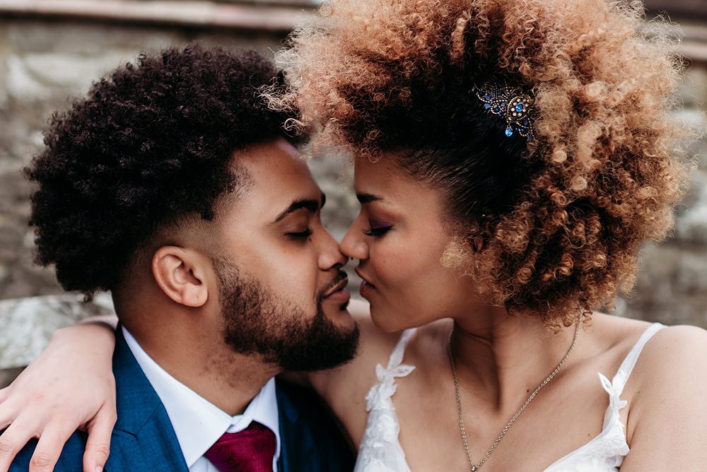 Blue Purple Gold Wedding Ideas Sarah J Scott Photography