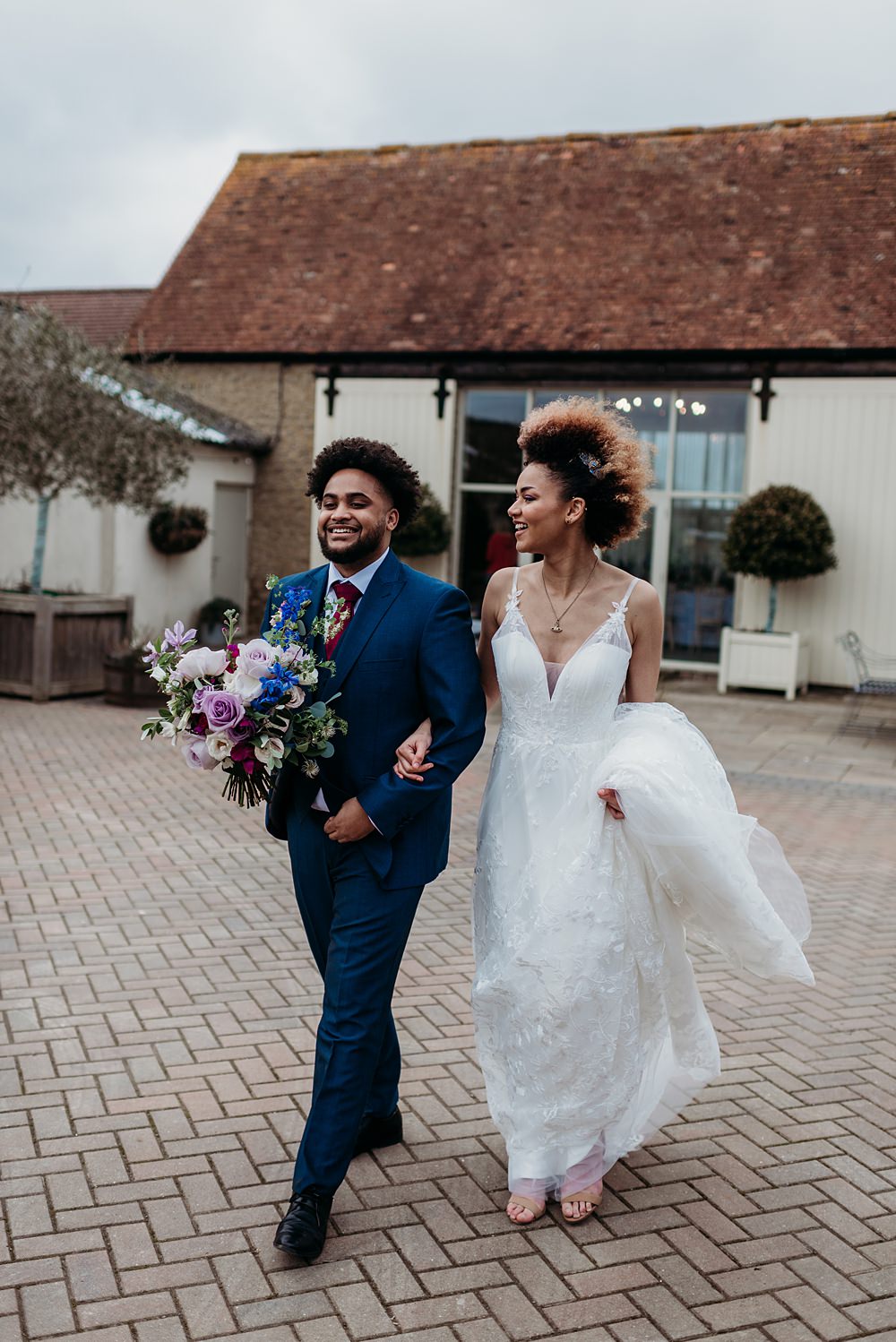Blue Purple Gold Wedding Ideas Sarah J Scott Photography
