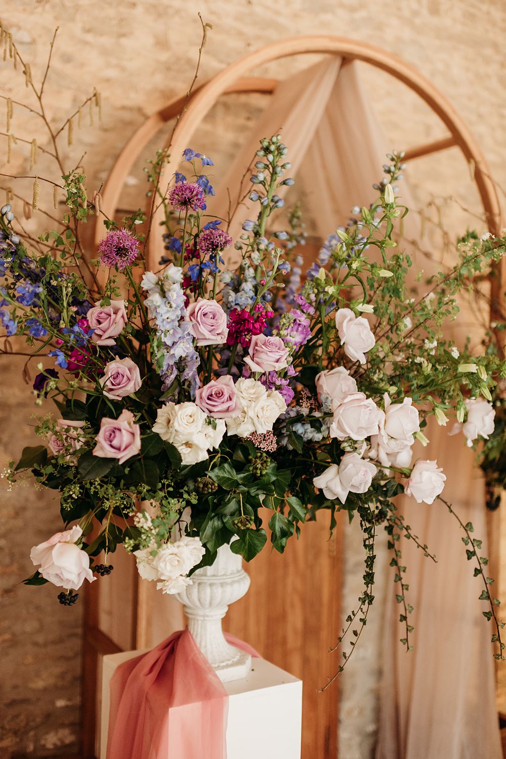 Super Beautiful Blue Purple \u0026 Gold Wedding Ideas, image size:1000x1498