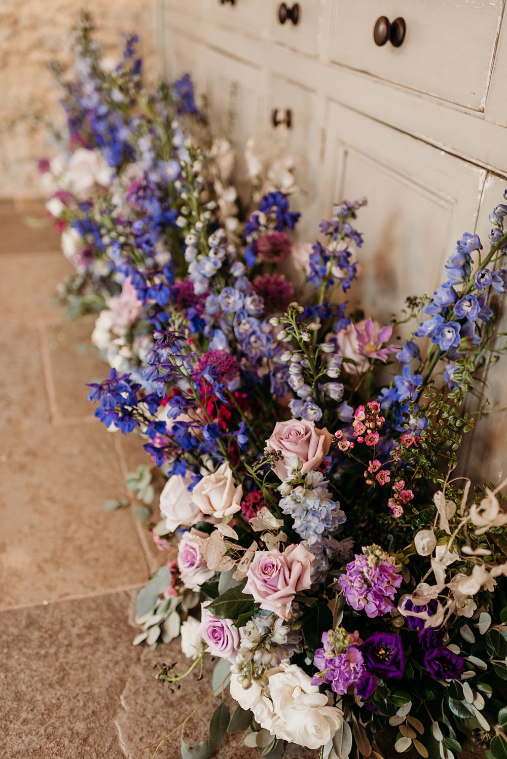 Super Beautiful Blue Purple \u0026 Gold Wedding Ideas, image size:1000x1498