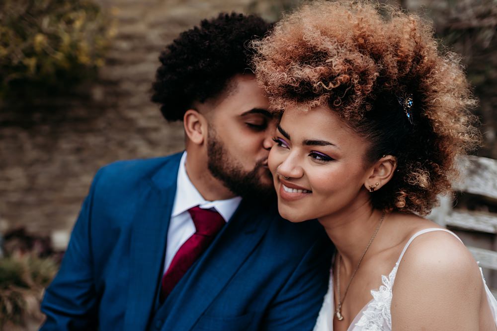 Blue Purple Gold Wedding Ideas Sarah J Scott Photography