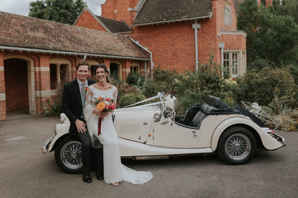 Classic Car Clear Roof Marquee Wedding Grace Pham Photography
