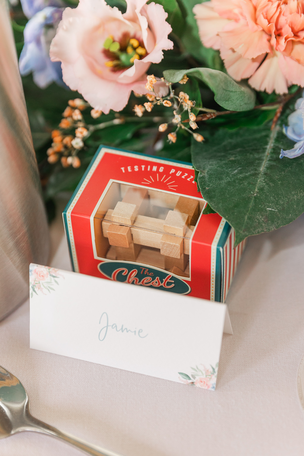 Game Favour Crowcombe Court Wedding James and Kerrie Photography