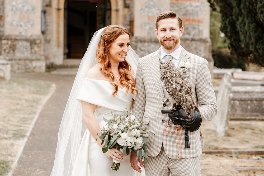 Owl Lainston House Wedding Chloe Caldwell Photography