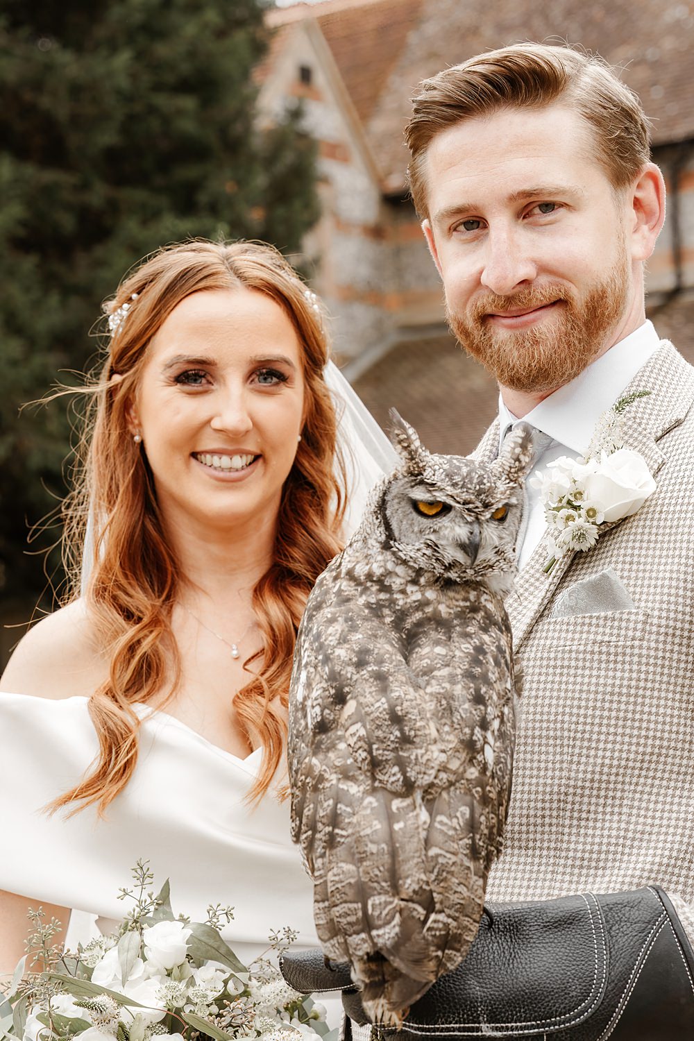 Owl Lainston House Wedding Chloe Caldwell Photography