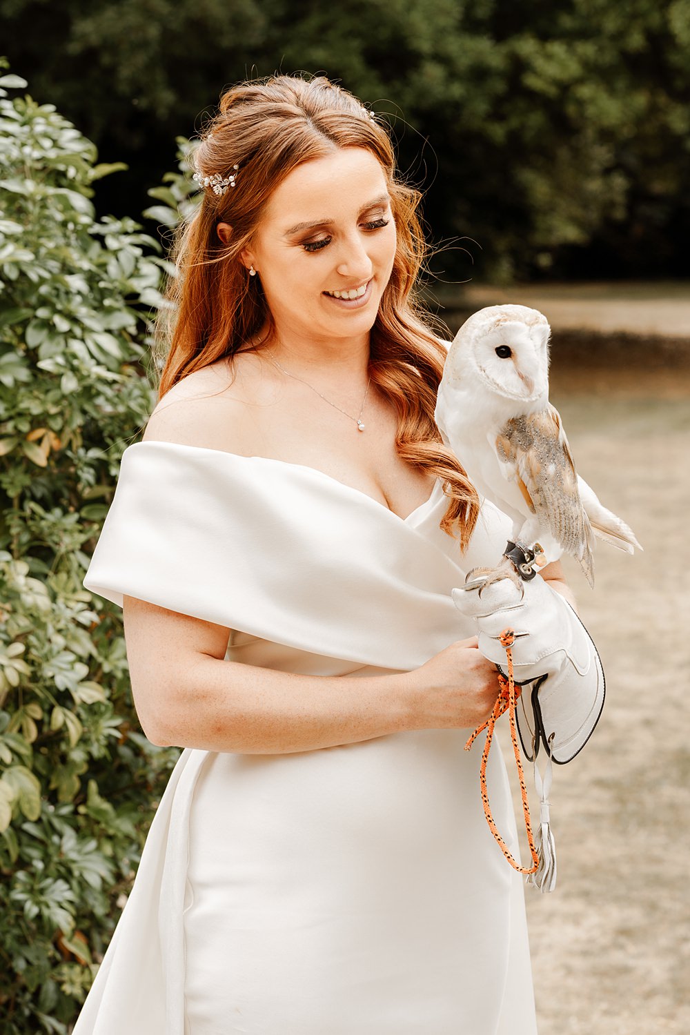 Owl Lainston House Wedding Chloe Caldwell Photography