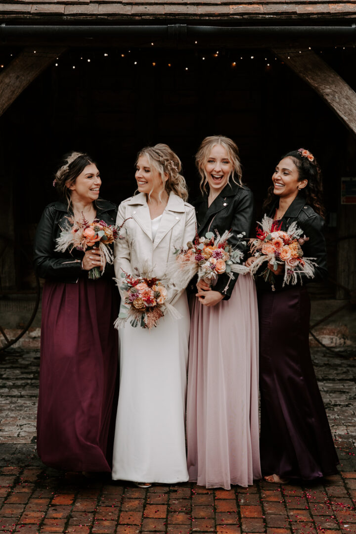 Mismatched Ombre Bridesmaid Dresses The Light Painters